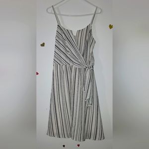 Maurices Black and White Striped Dress